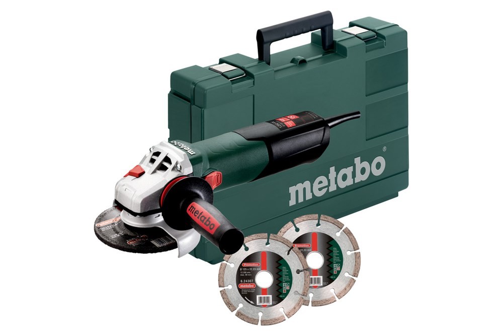 Ervaren persoon Uitlijnen voorzien Metabo Haakse Slijper W12-125 Quick Set - Maldoy Tools - Tuin - Cleaning